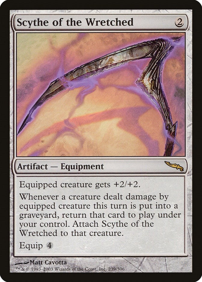 Image for Scythe of the Wretched (239) - Magic: The Gathering