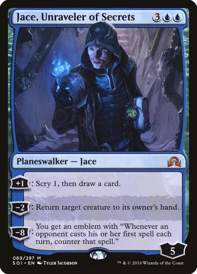 Image for Jace, Unraveler of Secrets (69) - Magic: The Gathering