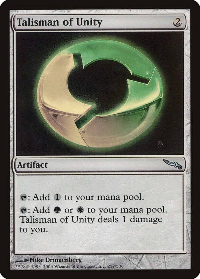 Image for Talisman of Unity (257) - Magic: The Gathering