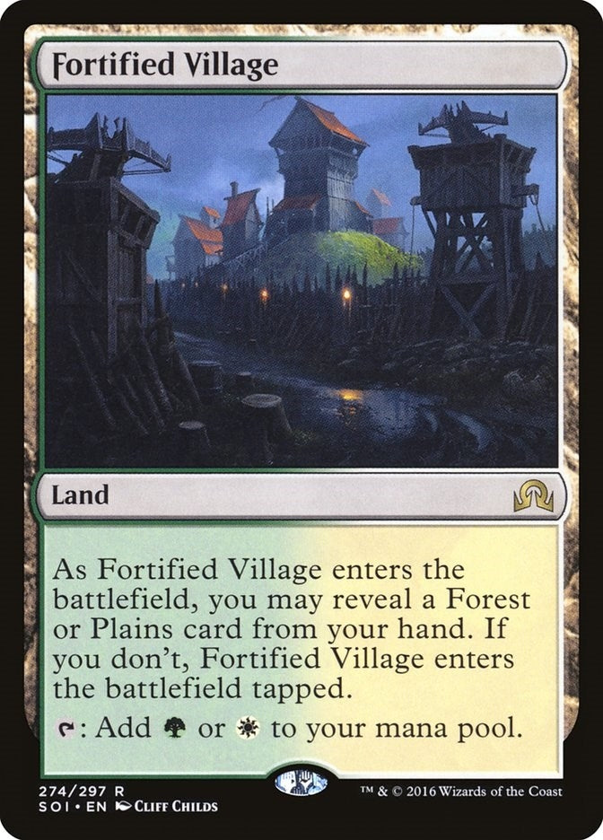 Image for Fortified Village (274) - Magic: The Gathering