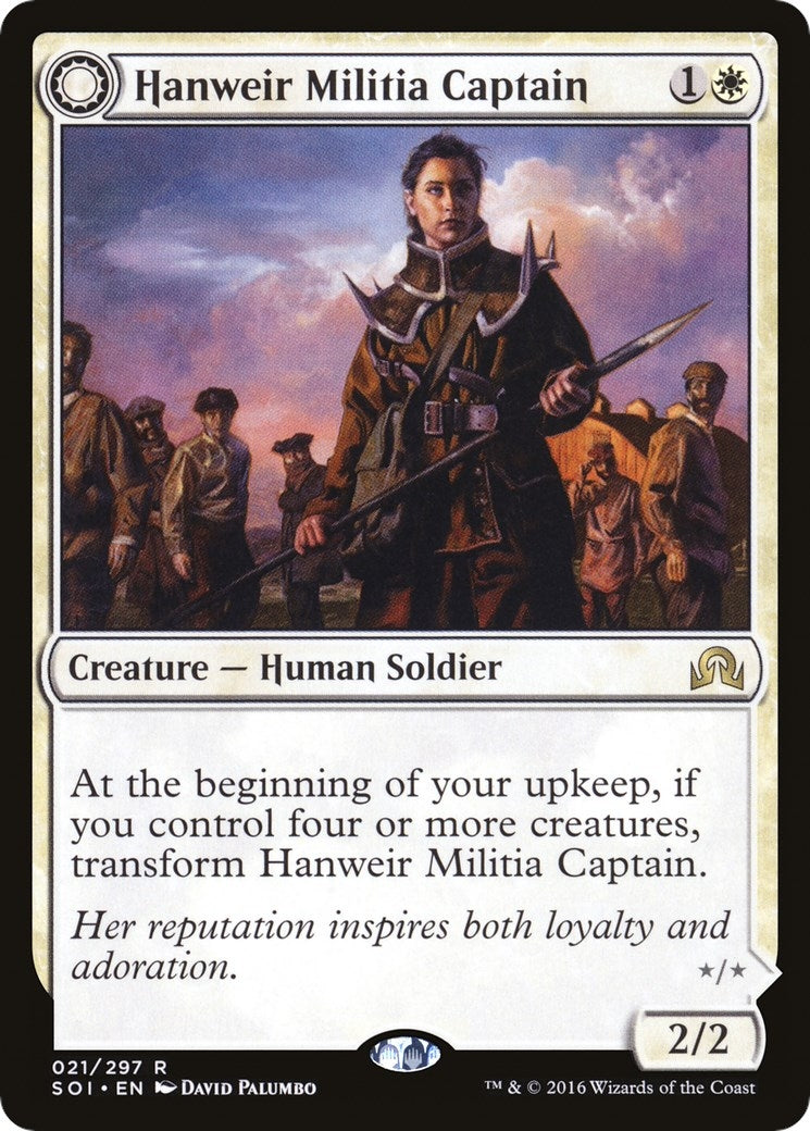 Image for Hanweir Militia Captain (21) - Magic: The Gathering