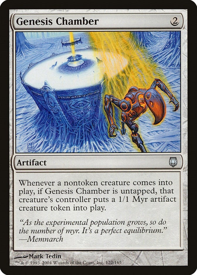 Image for Genesis Chamber (122) - Magic: The Gathering