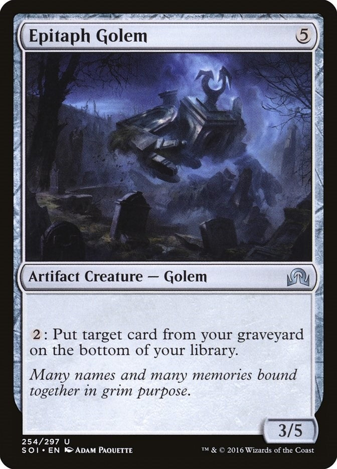 Image for Epitaph Golem (254) (SOI) - Magic: The Gathering