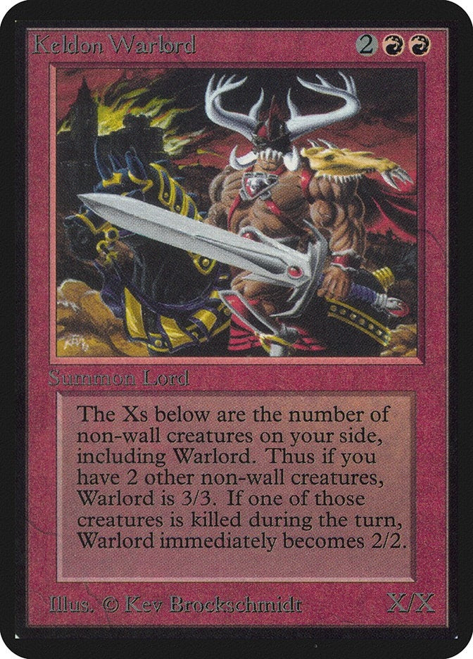 Image for Keldon Warlord - Magic: The Gathering