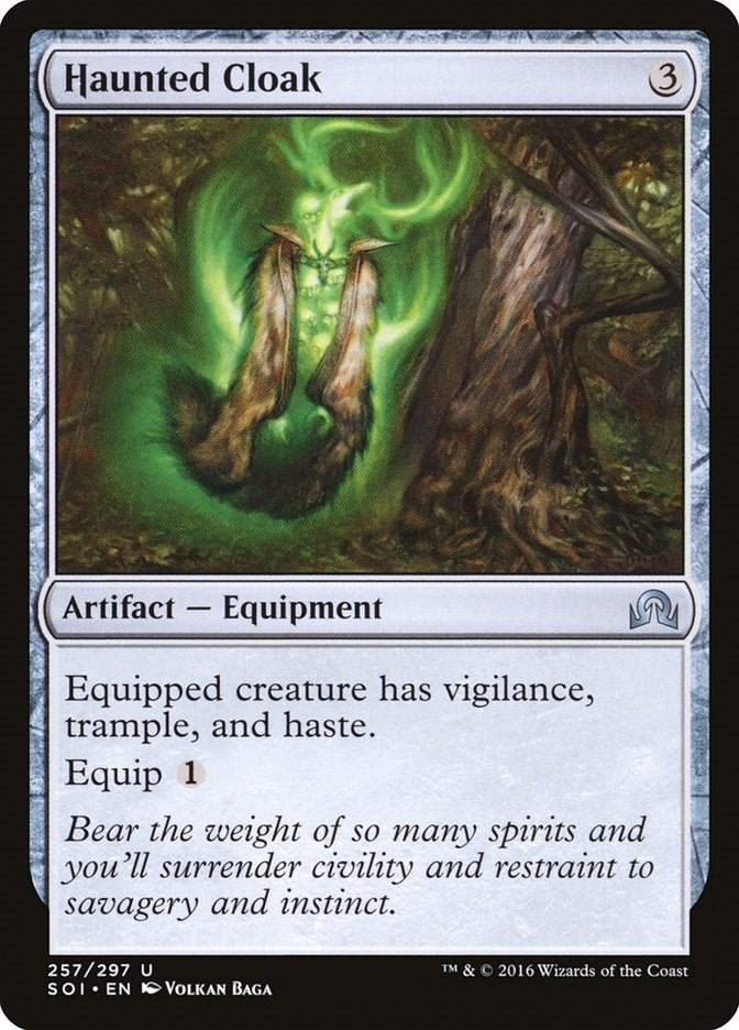 Image for Haunted Cloak (257) (SOI) - Magic: The Gathering