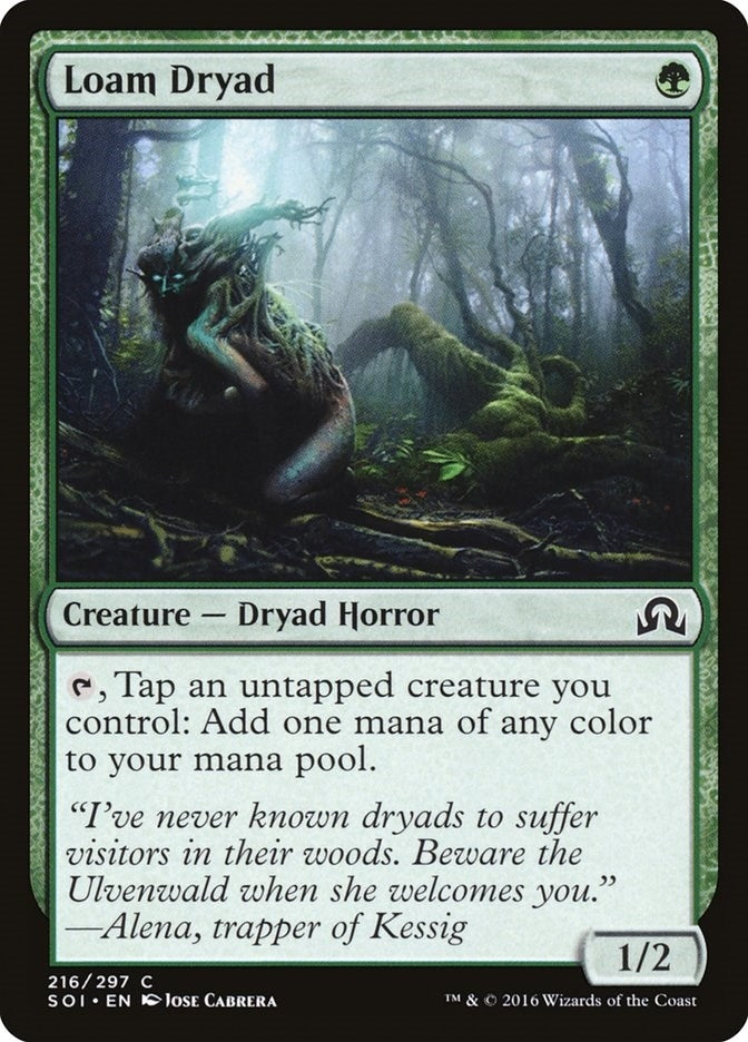 Image for Loam Dryad (216) - Magic: The Gathering