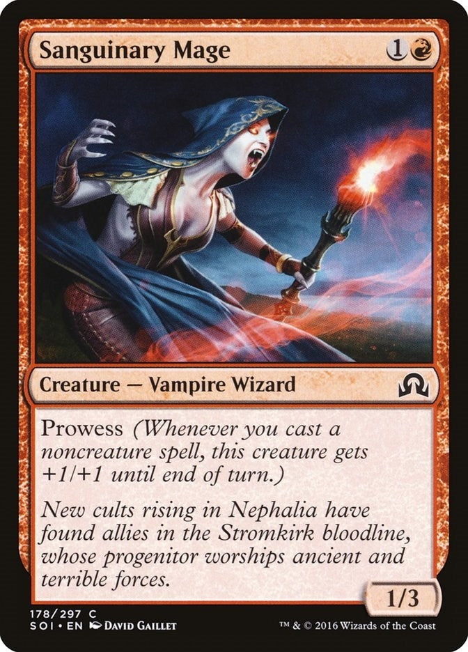 Image for Sanguinary Mage (178) (SOI) - Magic: The Gathering