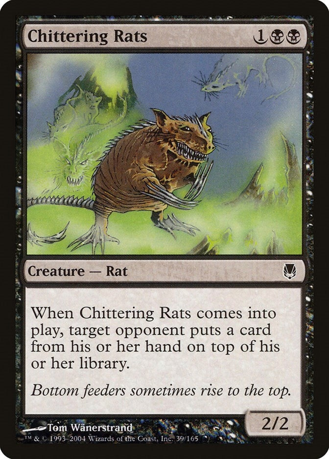 Image for Chittering Rats (39) - Magic: The Gathering