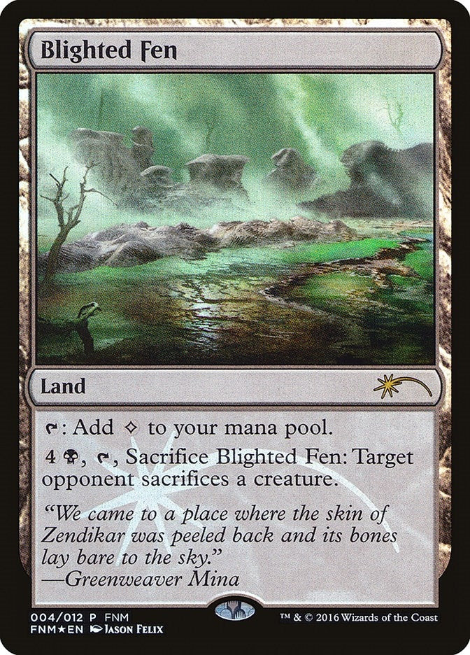 Image for Blighted Fen (4) - Magic: The Gathering