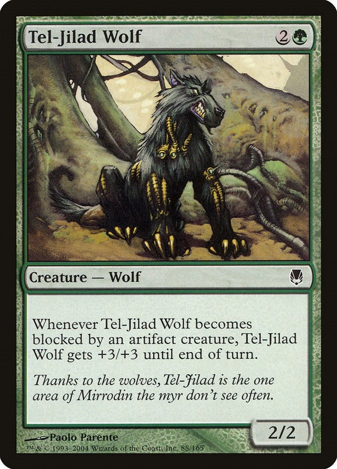 Image for Tel-Jilad Wolf (88) - Magic: The Gathering
