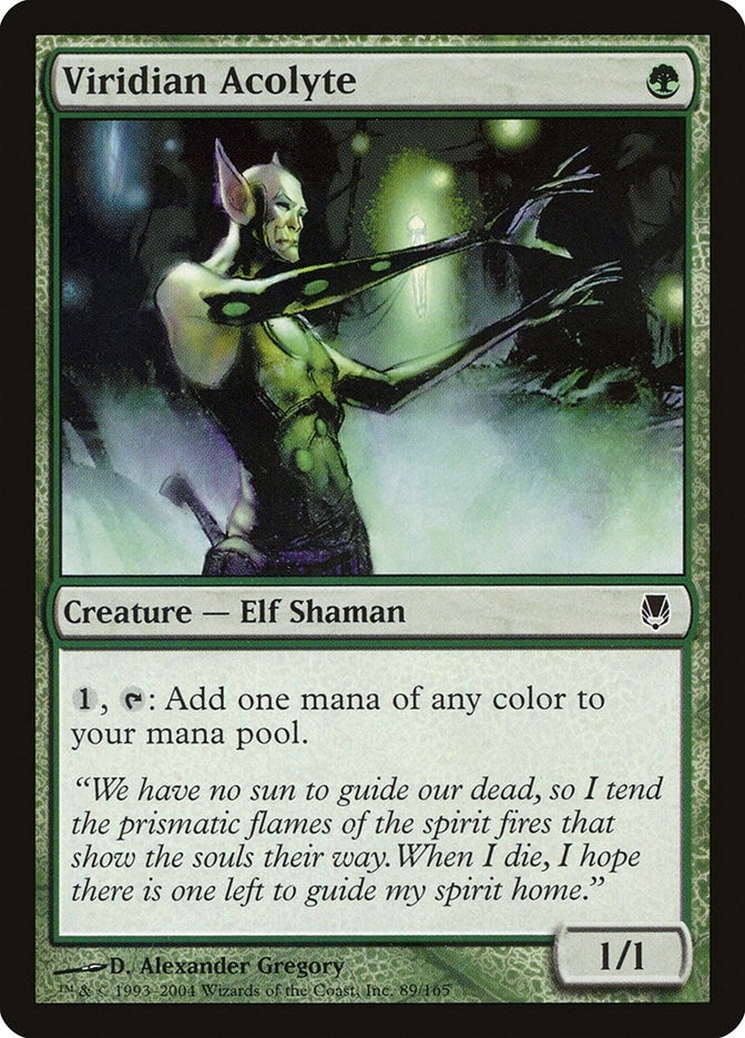 Image for Viridian Acolyte (89) - Magic: The Gathering