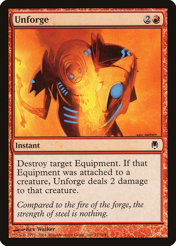 Image for Unforge (71) - Magic: The Gathering