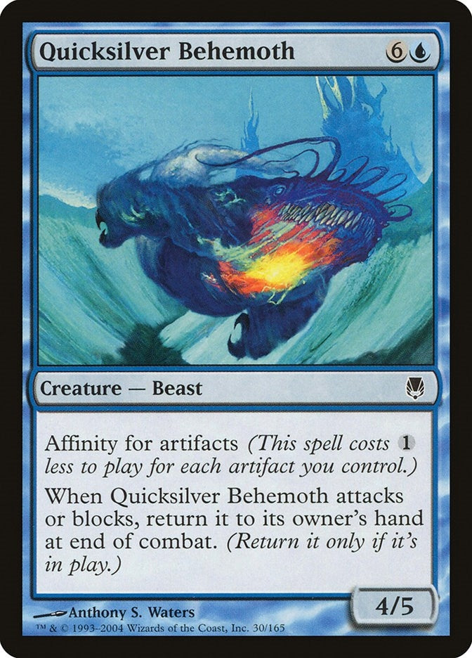 Image for Quicksilver Behemoth (30) - Magic: The Gathering