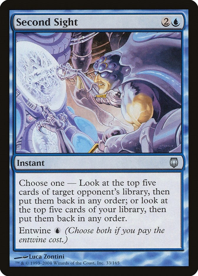 Image for Second Sight (33) - Magic: The Gathering