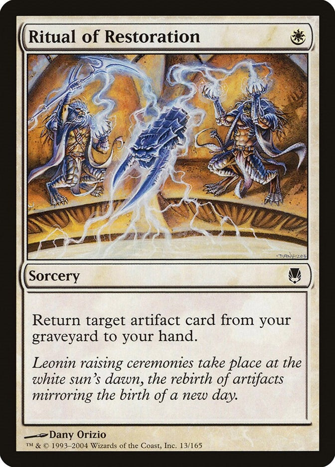 Image for Ritual of Restoration (13) - Magic: The Gathering