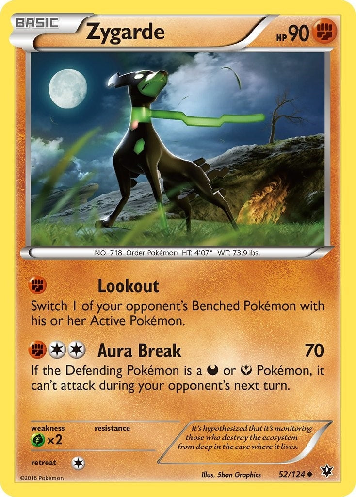 Image for Zygarde (52) (52/124) (FCO) - Pokemon
