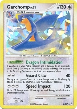 Image for Garchomp - 5/147 (Cracked Ice Holo) (005/147) (PR) - Pokemon