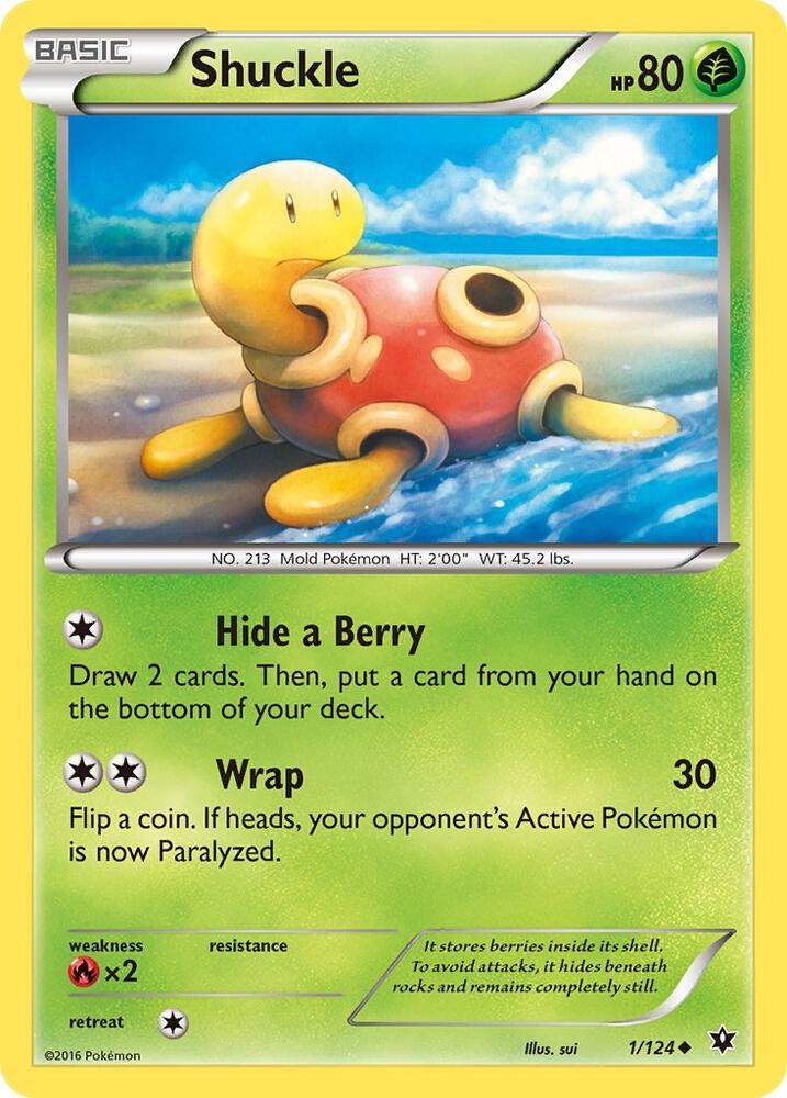 Image for Shuckle (1/124) (FCO) - Pokemon