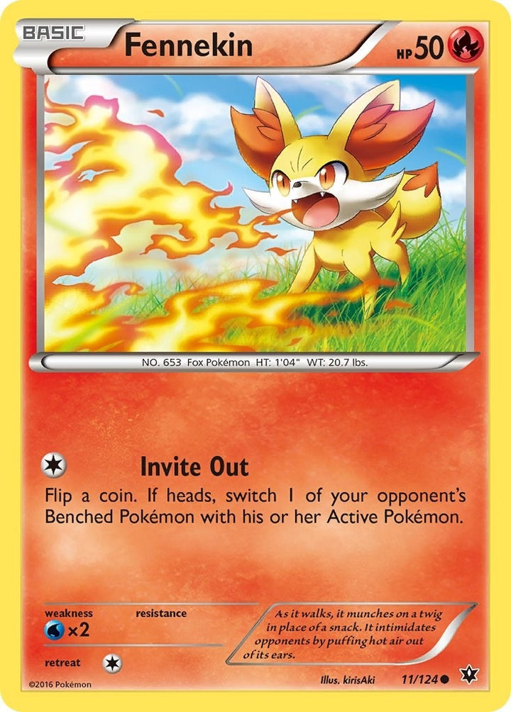 Image for Fennekin (11) (11/124) (FCO) - Pokemon