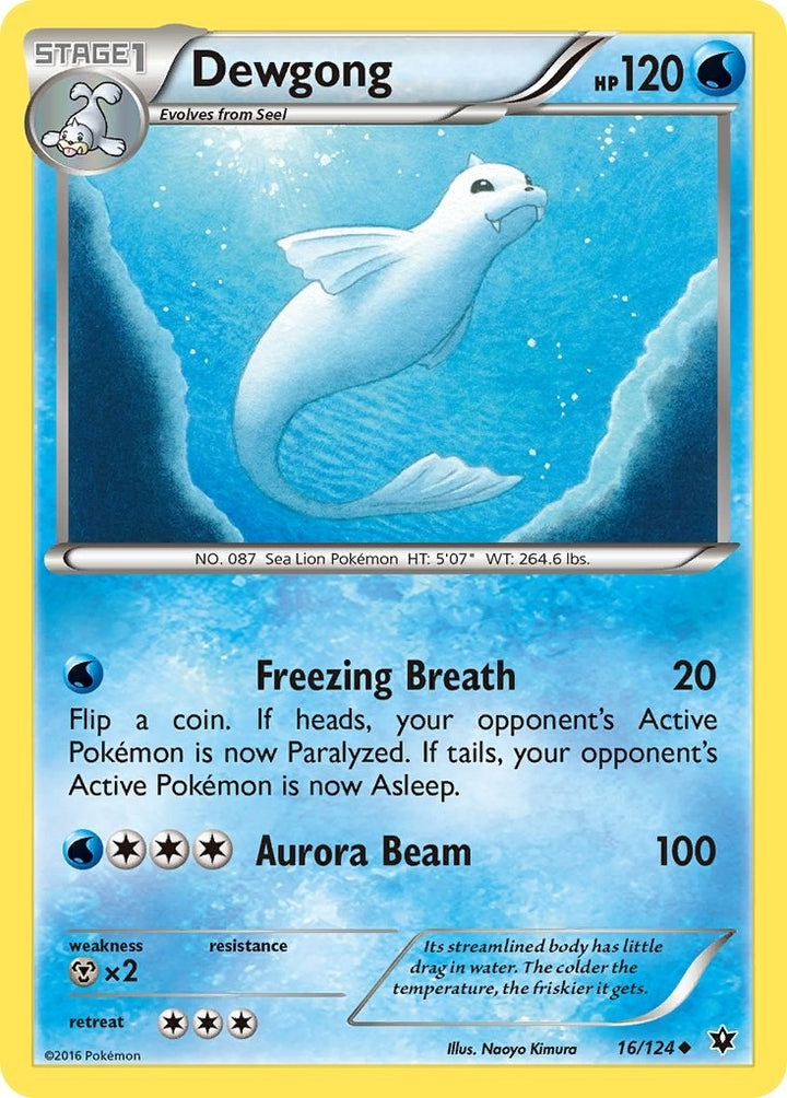 Image for Dewgong (16/124) (FCO) - Pokemon