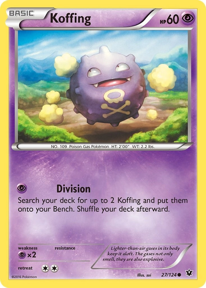Image for Koffing (27/124) (FCO) - Pokemon