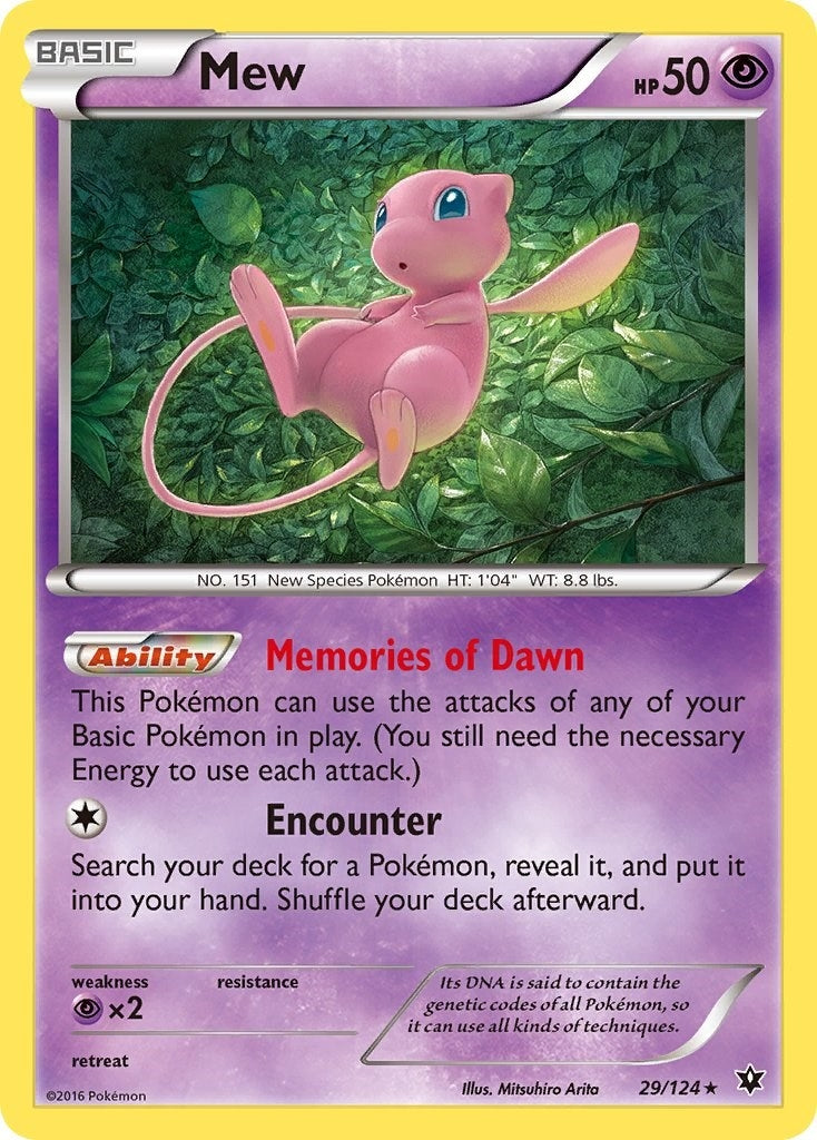 Image for Mew (29/124) (FCO) - Pokemon
