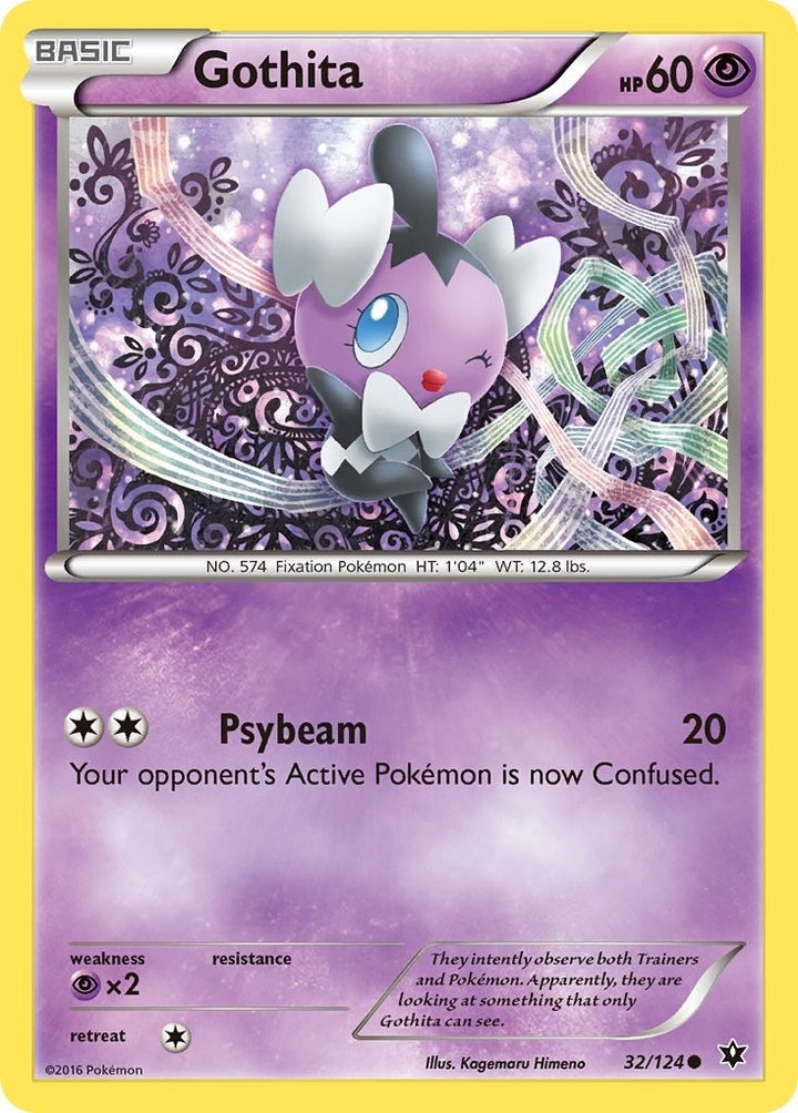 Image for Gothita (32/124) (FCO) - Pokemon