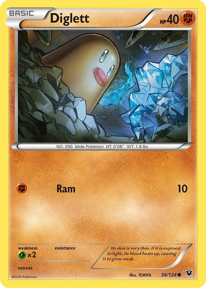 Image for Diglett (36/124) (FCO) - Pokemon