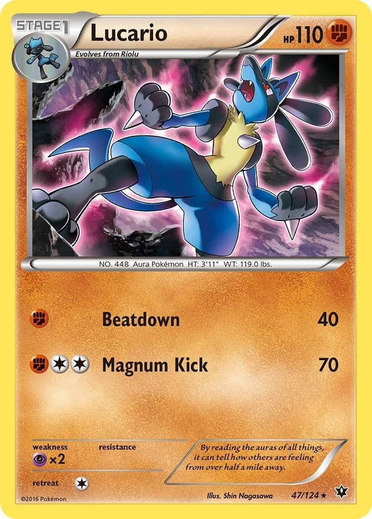 Image for Lucario (47) (47/124) (FCO) - Pokemon