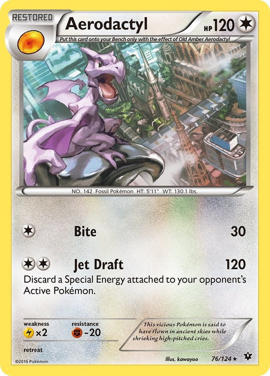 Image for Aerodactyl (76/124) (FCO) - Pokemon
