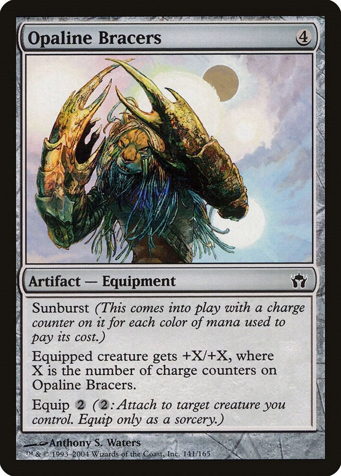 Image for Opaline Bracers (141) - Magic: The Gathering