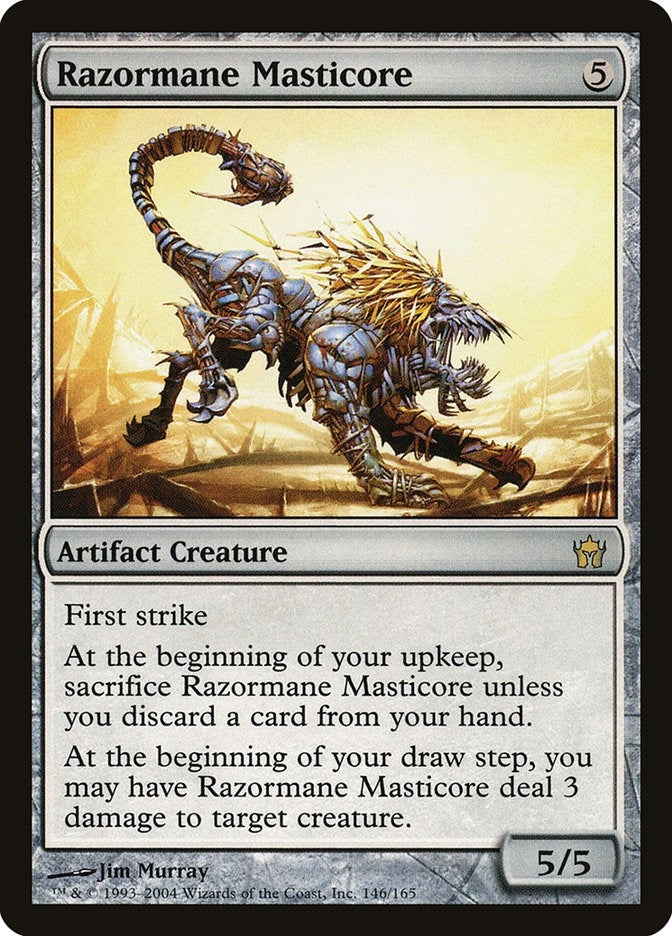 Image for Razormane Masticore (146) - Magic: The Gathering
