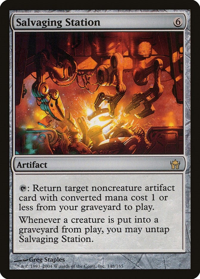 Image for Salvaging Station (148) - Magic: The Gathering