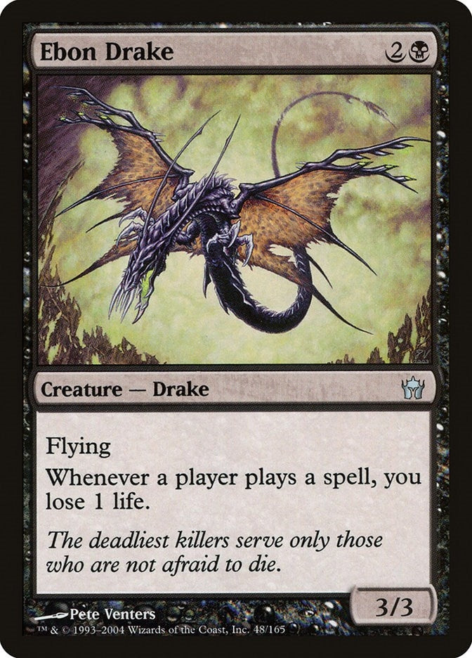 Image for Ebon Drake (48) - Magic: The Gathering