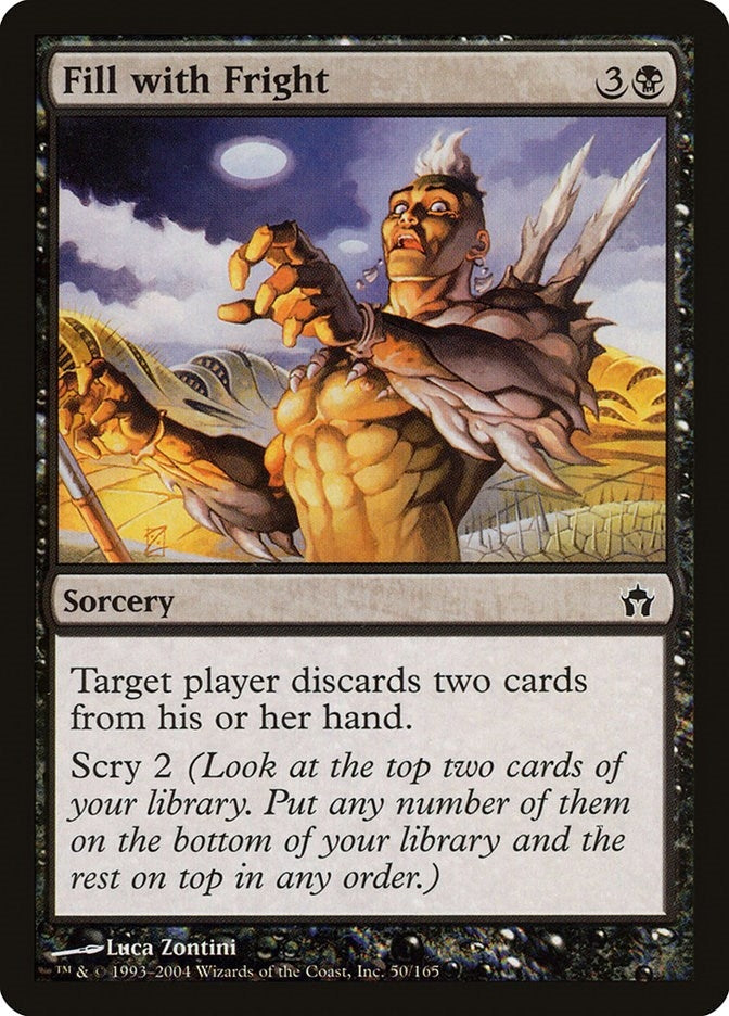 Image for Fill with Fright (50) - Magic: The Gathering