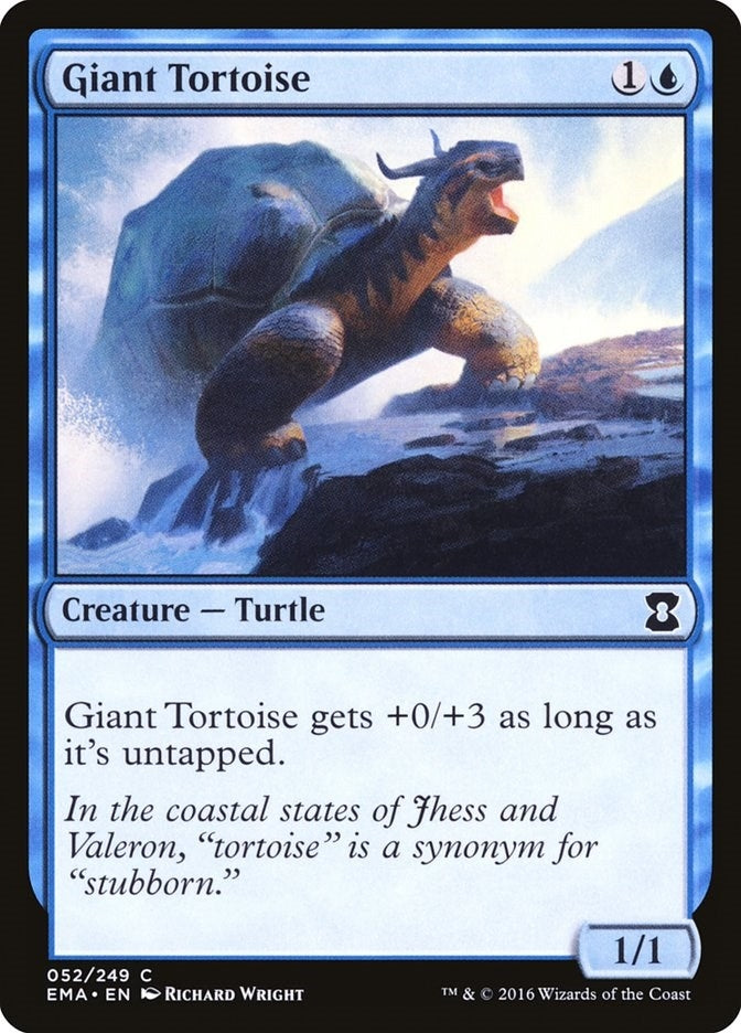 Image for Giant Tortoise (52) - Magic: The Gathering