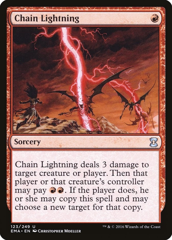 Image for Chain Lightning (123) (EMA) - Magic: The Gathering