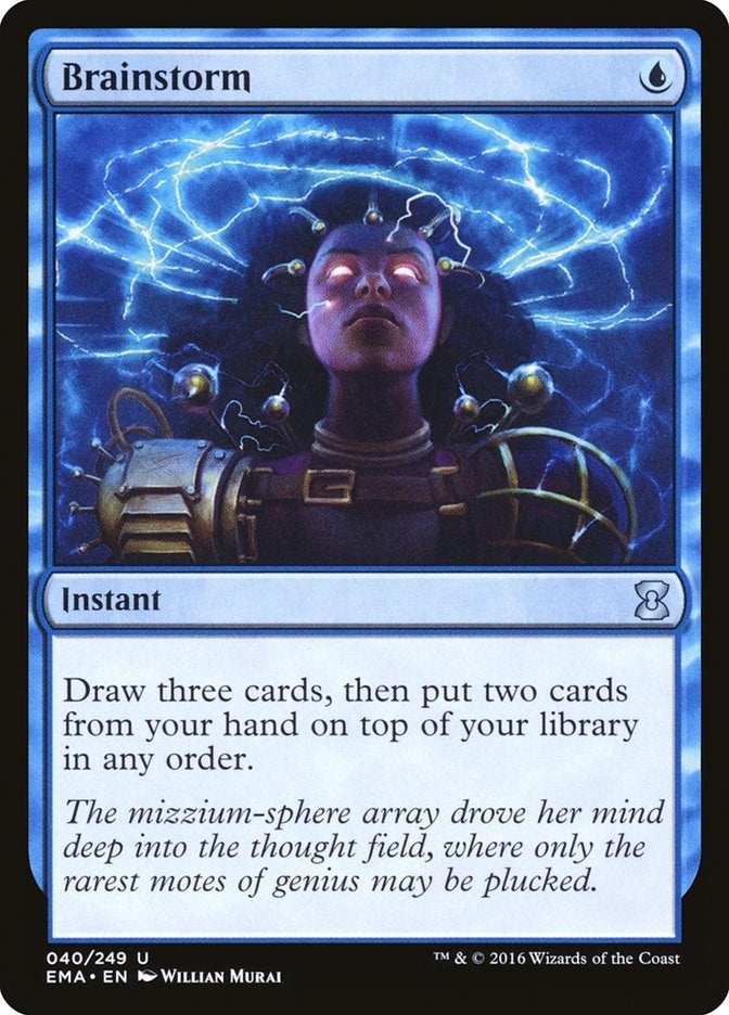 Image for Brainstorm (40) - Magic: The Gathering