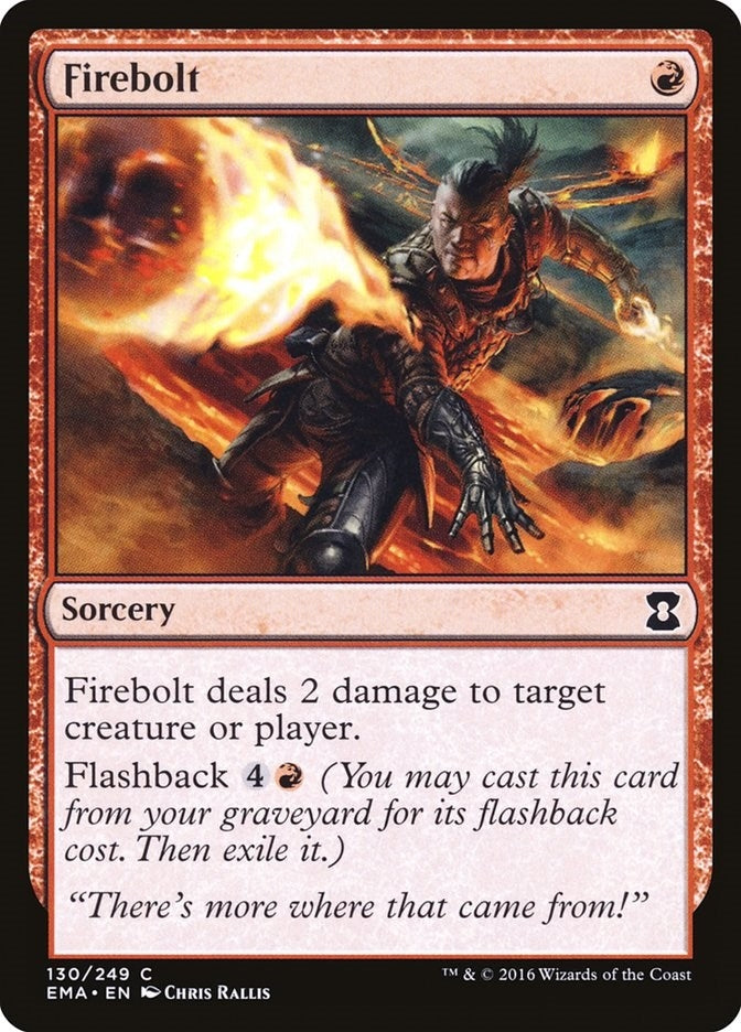 Image for Firebolt (130) - Magic: The Gathering