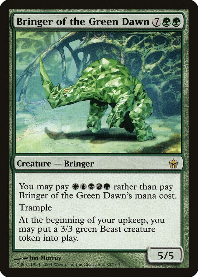 Image for Bringer of the Green Dawn (83) - Magic: The Gathering