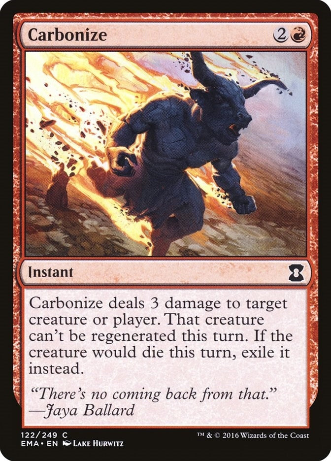 Image for Carbonize (122) - Magic: The Gathering