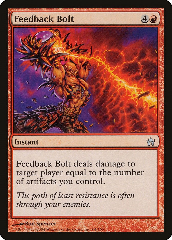 Image for Feedback Bolt (64) - Magic: The Gathering