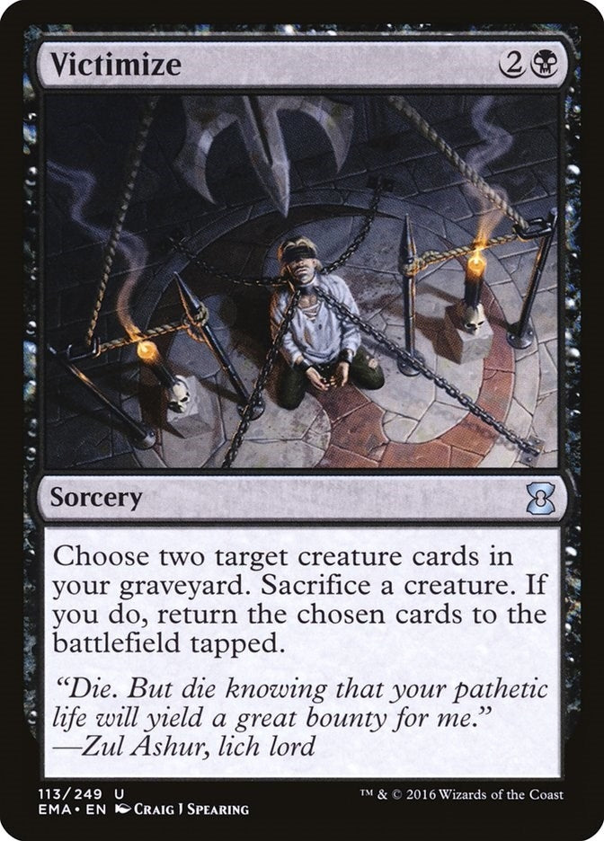 Image for Victimize (113) - Magic: The Gathering