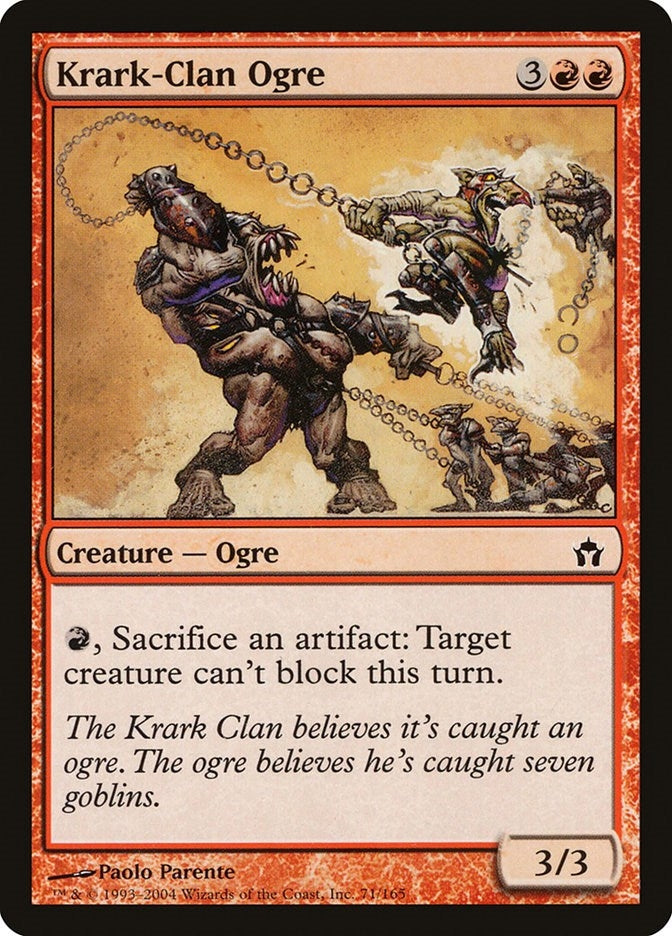 Image for Krark-Clan Ogre (71) - Magic: The Gathering
