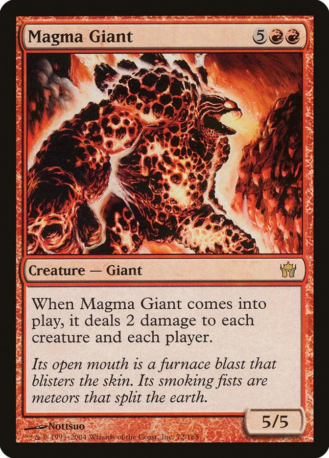 Image for Magma Giant (72) - Magic: The Gathering