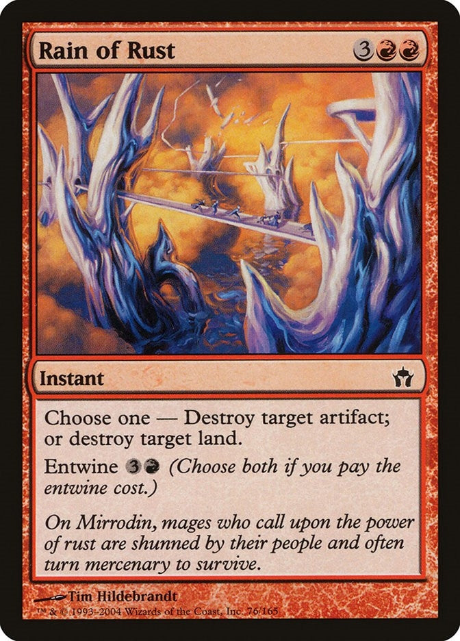 Image for Rain of Rust (76) - Magic: The Gathering