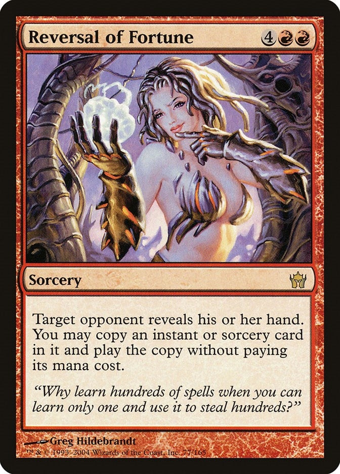 Image for Reversal of Fortune (77) - Magic: The Gathering