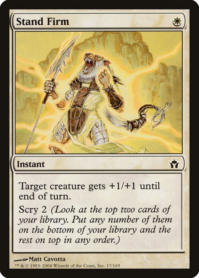 Image for Stand Firm (17) - Magic: The Gathering