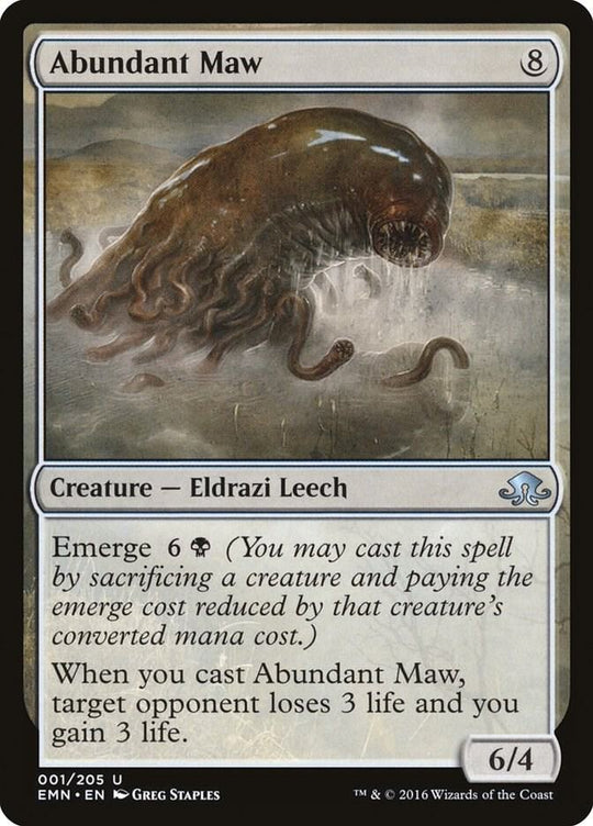 Image for Abundant Maw (1) (EMN) - Magic: The Gathering