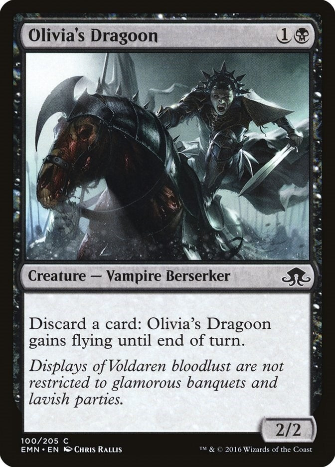 Image for Olivia's Dragoon (100) - Magic: The Gathering